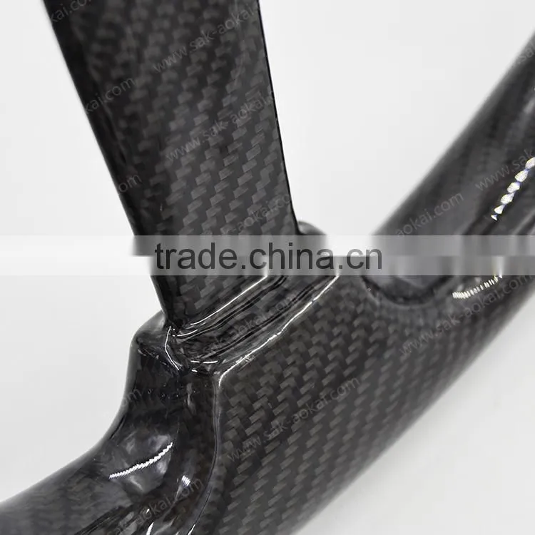 Full carbon fiber steering 14 inch real carbon steering wheel