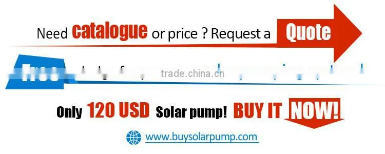 Multistage solar panel water pump system for irrigation with high quality