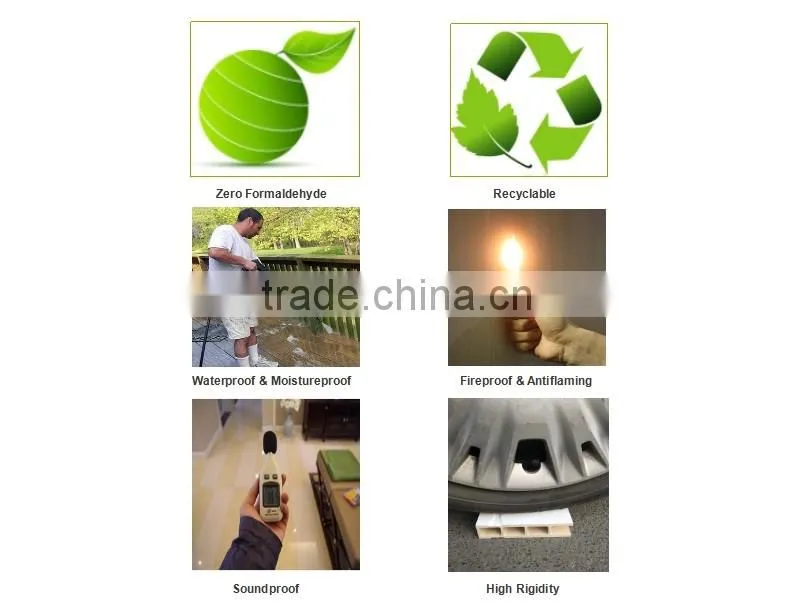 JFCG Anti-flaming WPC Material Outdoor Fence Pathway Fence