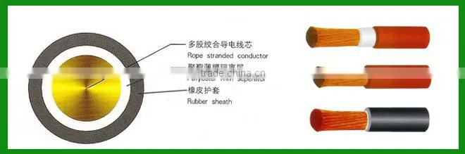 Natural Rubber Sheathed Cable for Welder