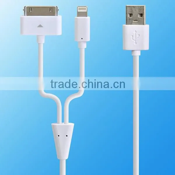 2 in 1 Usb Data Cable For Iphone4 and Iphone5,5s,6,6s, Usb Cable Manufacturers Suppliers