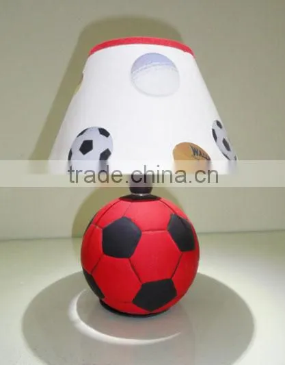 Football ceramic table lamp