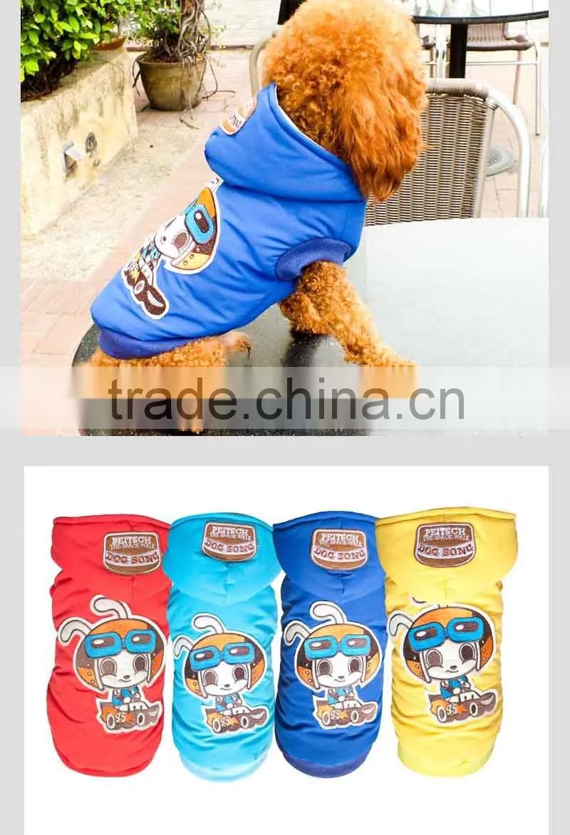 Factory Wholesale Winter Pet Dog Clothes Cotton Warm Pattern Coat