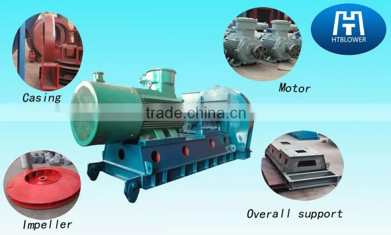 High pressure melting furnace ventilation blower