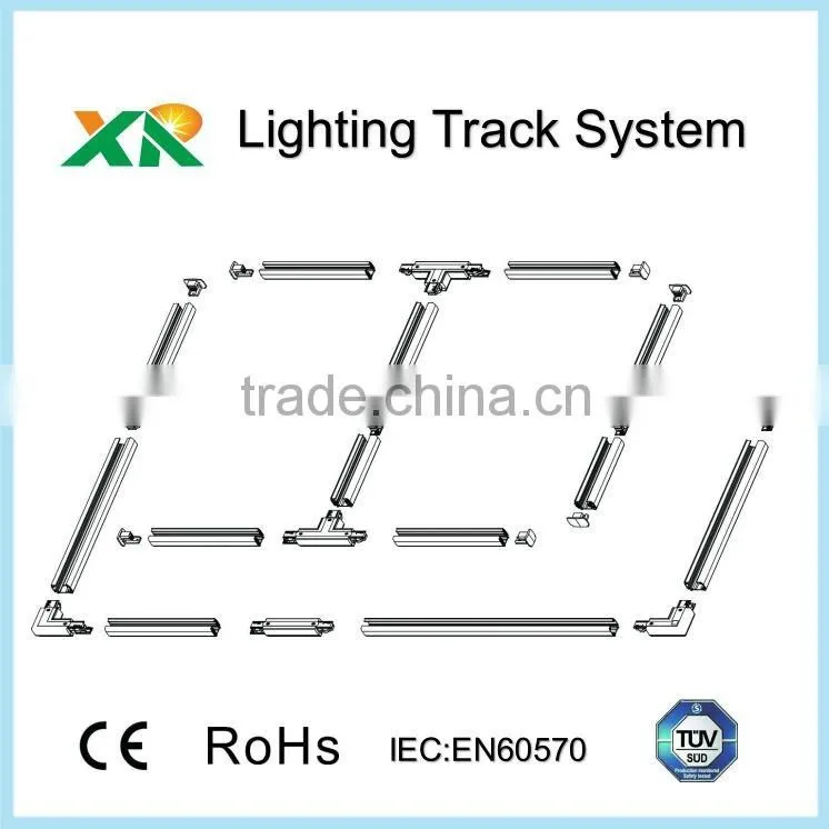 2 Wires power connector XR-261 for led Lighting track live end