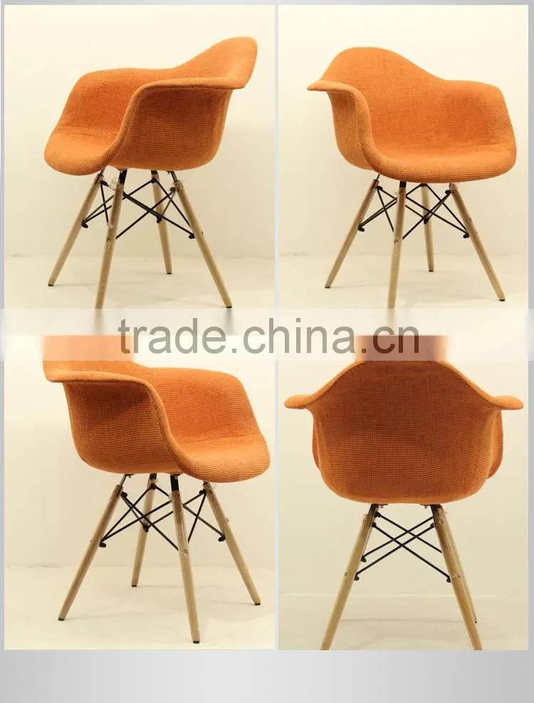 Beautiful 2016 Best Modern Various Bright Color Full Fabric Covered Leisure Chair