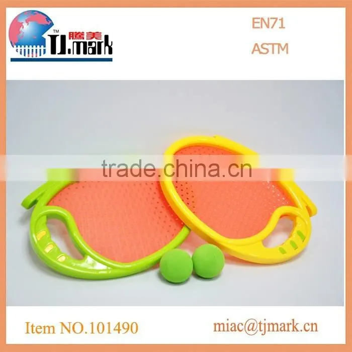 Hot sale 2 player plastic trampoline paddle ball sport racket