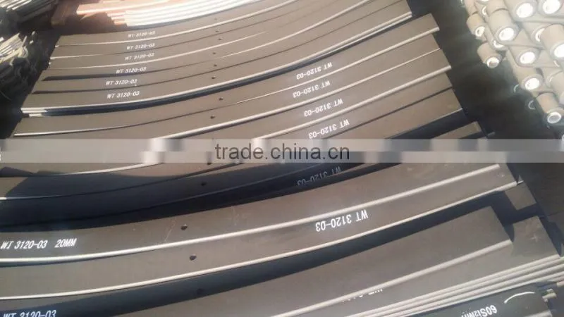 semi trailer parabolic and conventional auto parts leaf spring assembly suspension high quality