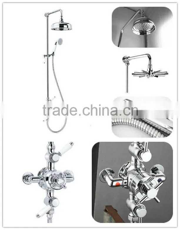 Bathroom Shower System Luxury Showerhead Thermostatic Valve