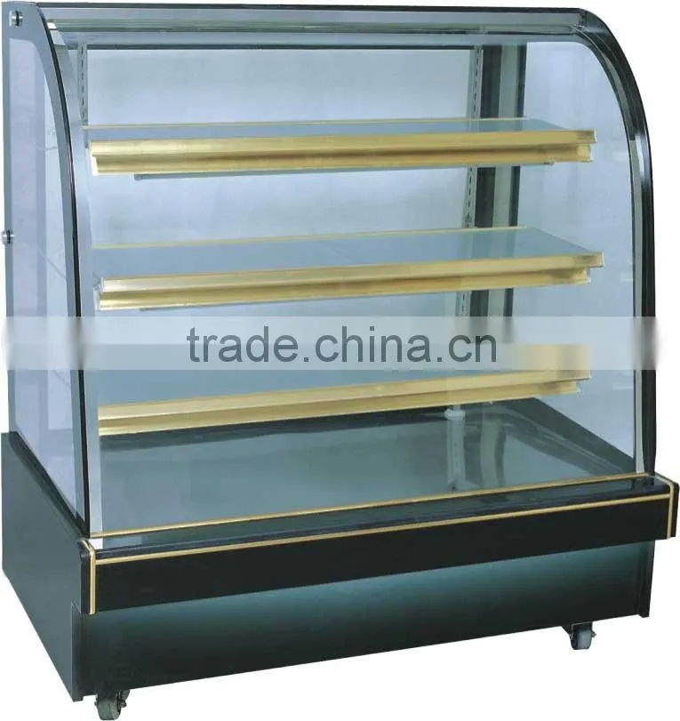 2016New Style Commercial Cake non Refrigerated showcase/Display Showcase
