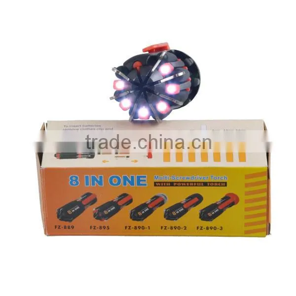 Portable 3W LED Multi Screwdriver Torch