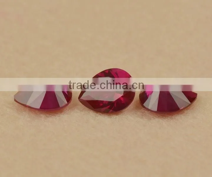 wholesale the best small round synthetic corundum ruby beads