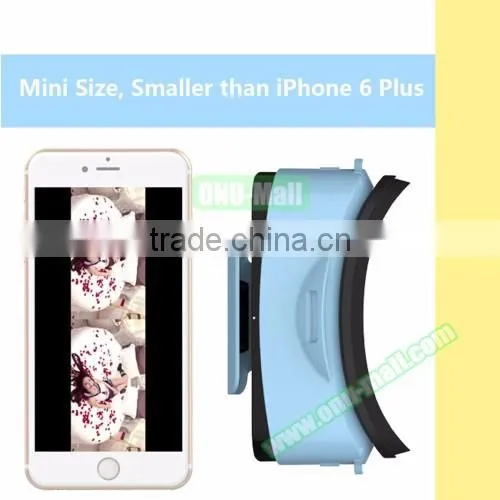 Amazon Hot Sales Mini VR Box 3D Glasses, VR Headset Case for 4.5-5.5 inch Smartphones