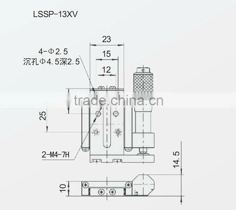 LSSP-13XV Micrometer translation stage