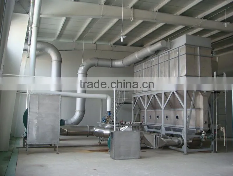 PVC resin horizontal fuid bed dryer