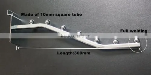 Slatwall accessories hooks for clothing display