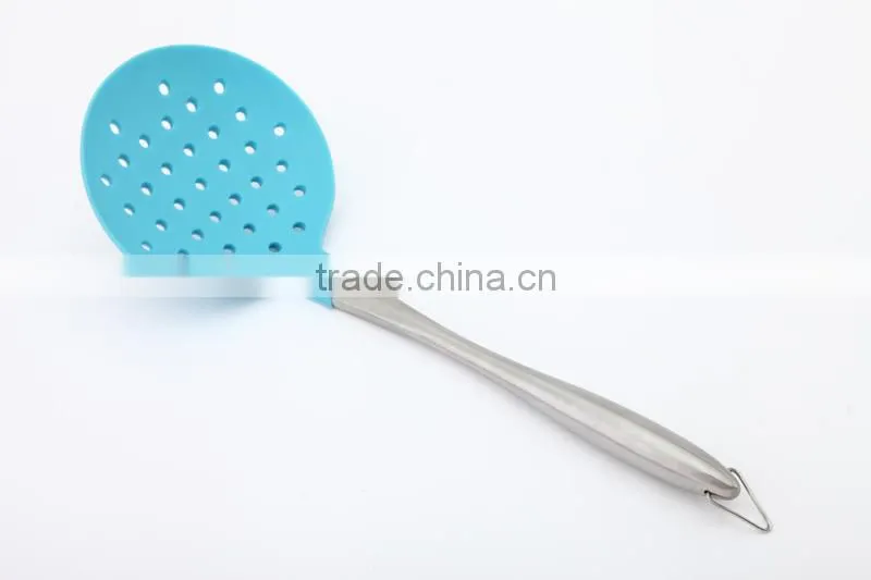 2015 New product stainless steel silicone kitchen utensil set