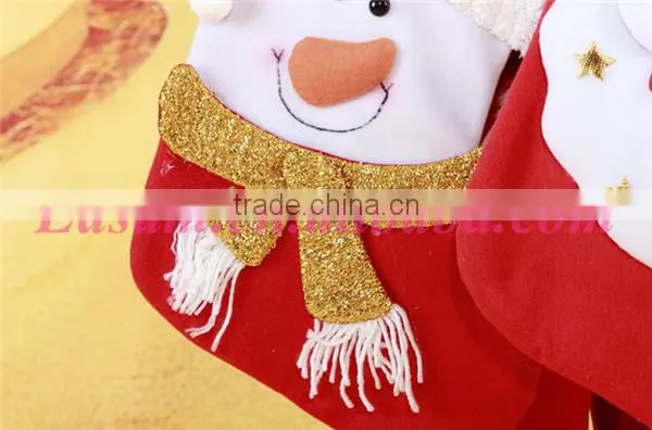 Christmas baubles snowman santa stockings felt christmas stockings