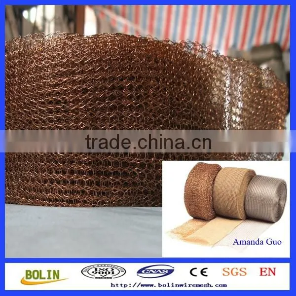 Surprising Quality!!!!!Copper/Brass/Stainless Steel Knit EMI/RFI Shielding Wire Mesh(Supplier)