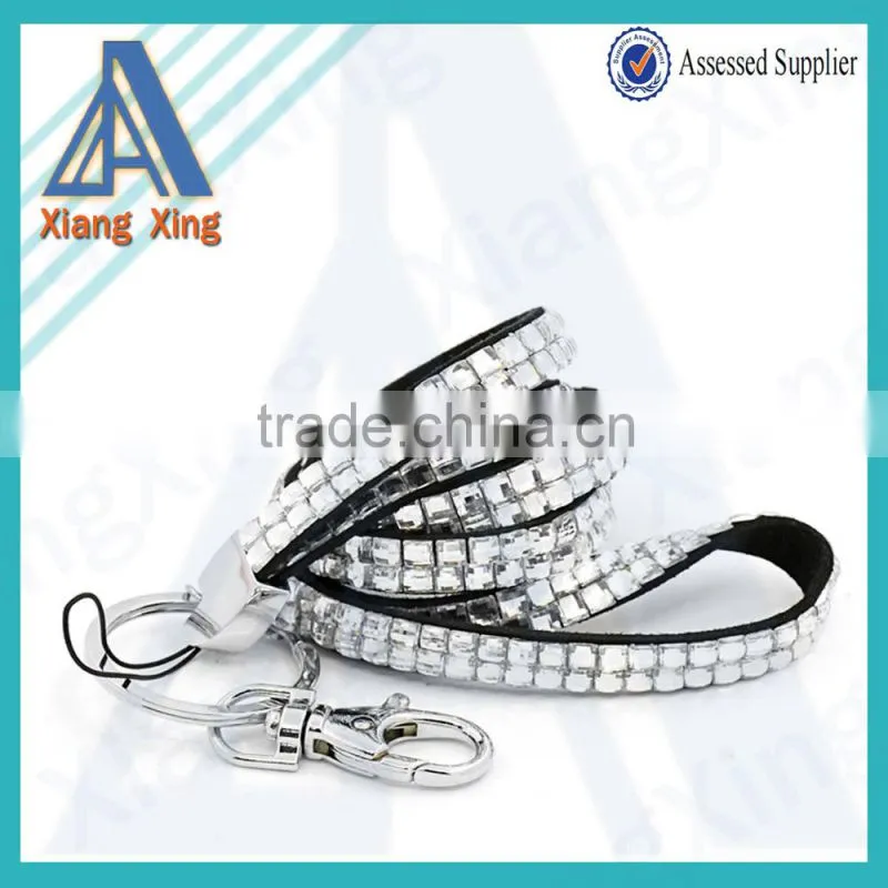 New fashion bling rhinestone lanyards for keys