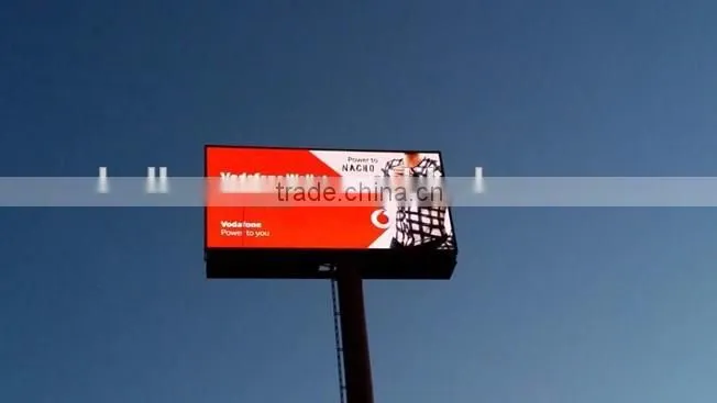 Sports Outdoor Full Color LED Display Advertising Panel P16 mm 400 W/SQM IP65 1R1G1B
