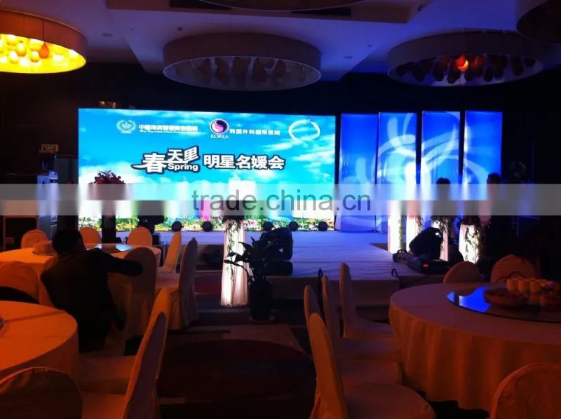Pixel pitch 6mm Indoor full color LED display Church LED screen Front Service RGB
