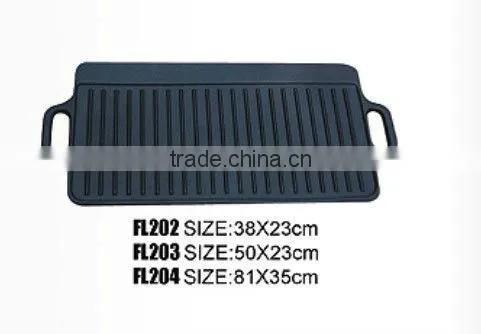cast iron BBQ griddle