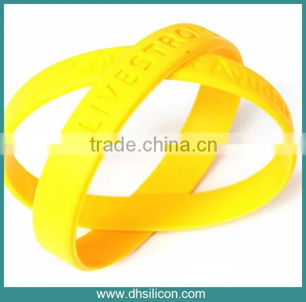 Permanent using silicone wristband