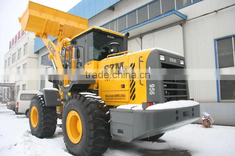 wheel loader zl50 with CUMMINS/Cater6121 engine ZF-gearbox joystick pilot air conditoner for exporting