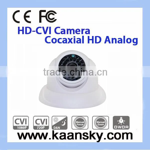 2015 Top quality best selling 1 megapixel 720p hdcvi dome camera