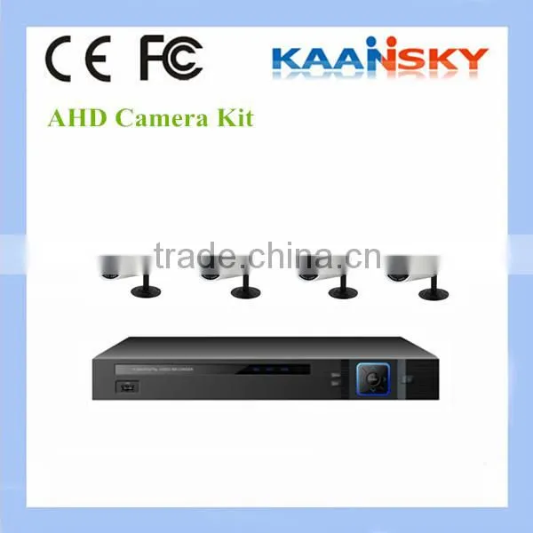 2015 New product hot sale 1mp and 1.3mp ahd dvr 4ch kit