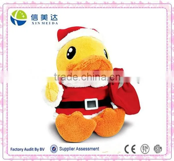 2015 New Design Custom Plush Christmas Duck Soft Toy