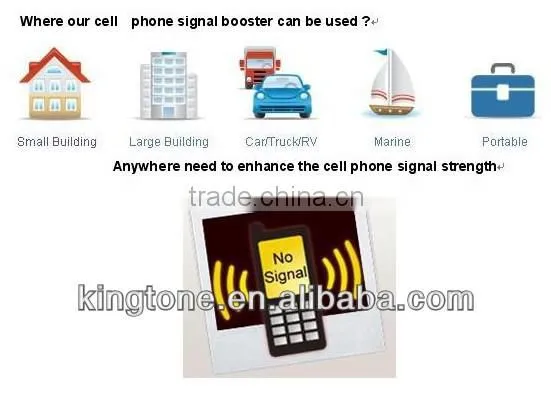 GSM 900 1800 dual band cellular signal booster for home/office signal coverage