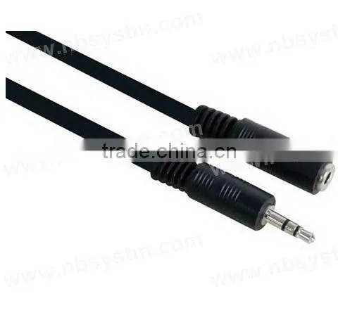 3.5mm stereo plug male to 3.5mm stereo jack female extension cable
