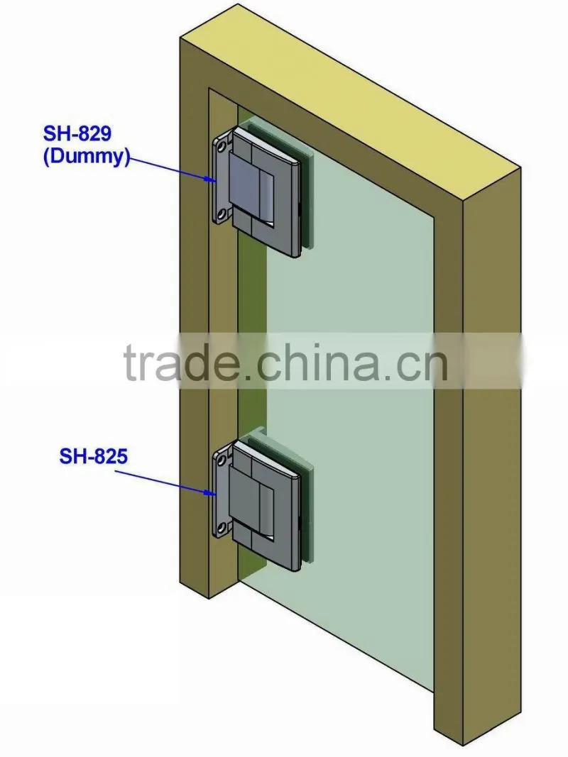 SH825 Hydraulic glass door hinge