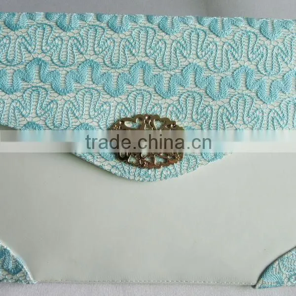 new styles lace fashion satin evening bag
