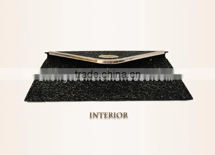 ladies best sell vogue evening pvc envelop clutch bag