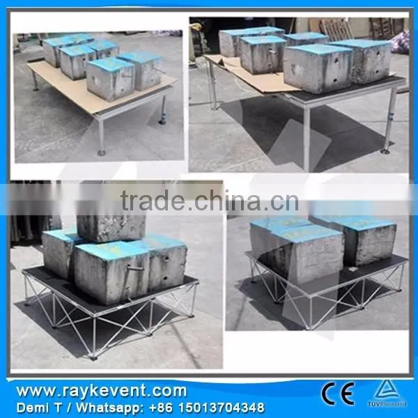Revolving stage led stage light system stage truss system for sale