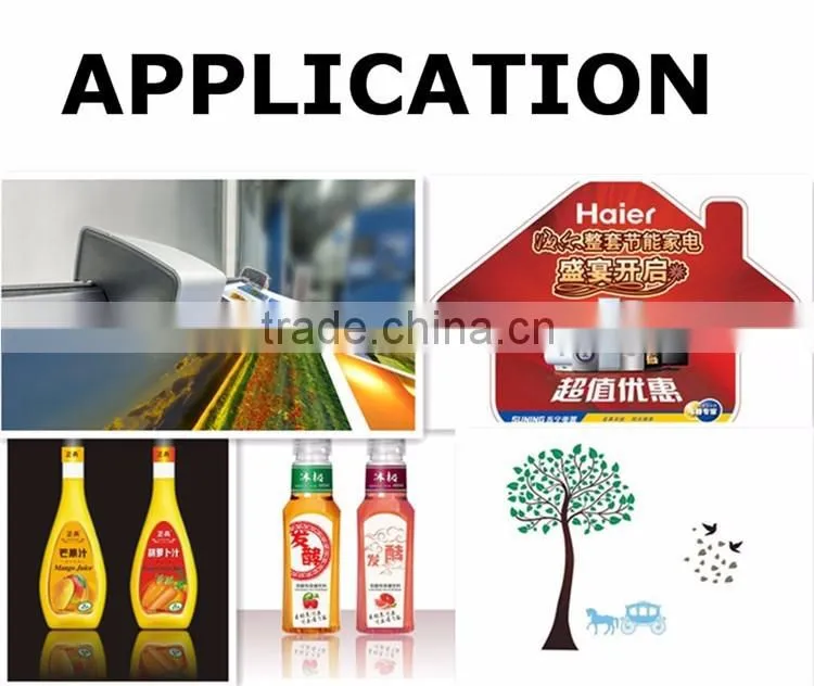 Acrylic white sheet pvc self adhesive film for screen printing