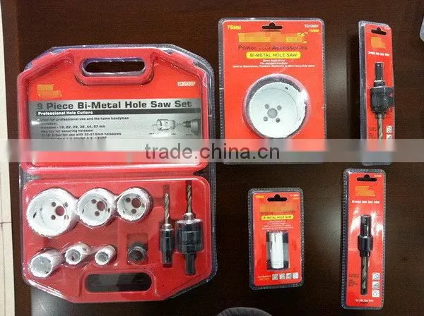 Excellent quality best sell 12pcs bi-metal hole saw