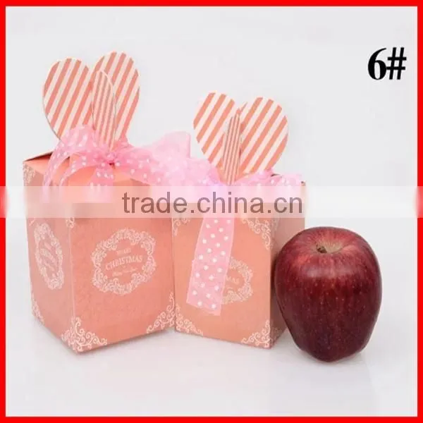 Newly Designed Christmas Day Card Paper Gift Apple Package Box