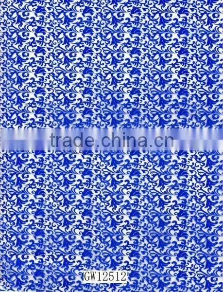 Small Appliance Cases Flower Pattern WATER TRANSFER Printing Film Width 100CM GW12512