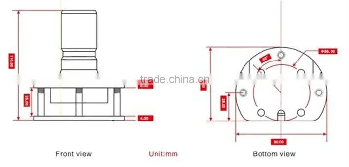 Dual-axis Tilt Switch sensor ,hand-operated tilt switch sensor ,switch output,Dual-axis with 4 directions tilt measurement