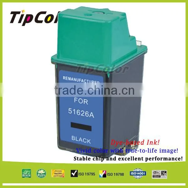 Certified Quality Compatible HP26 Ink Cartridge 51626A Rich Color With Strong Sense Of Layer