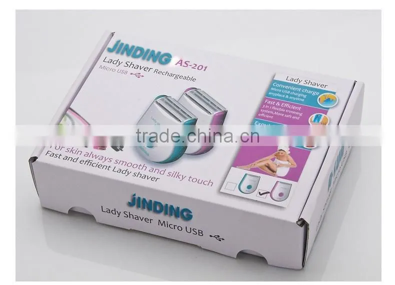 Lady Shaver For Hair Removing Blade With USB Cable