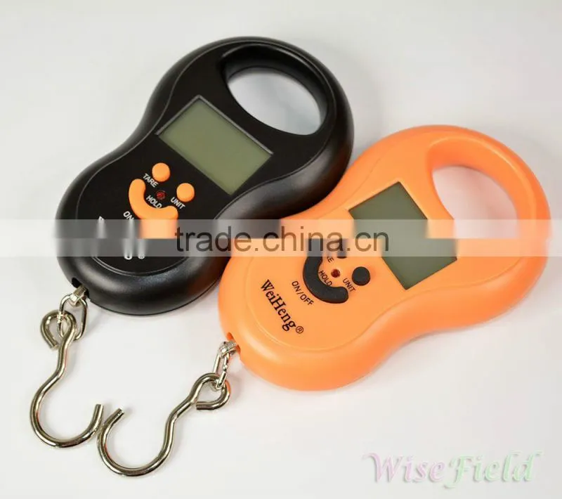 Hot Scale 50Kg 5g Fishing Digital Pocket Weight Luggage Fish Hanging Scale