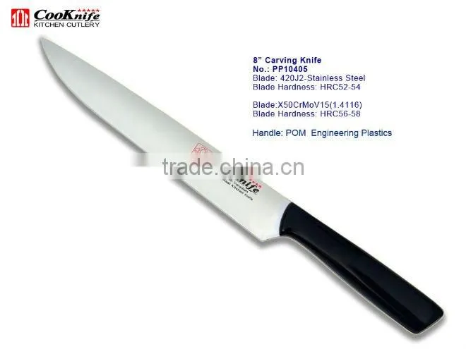 Plastic Handle 8.5 inch Food Carving knife