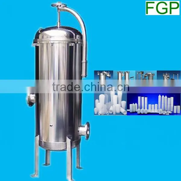 High quality stainless steel multi and single ss liquid bag filter