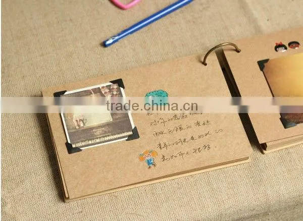Original ecology kraft paper notebook with spiral