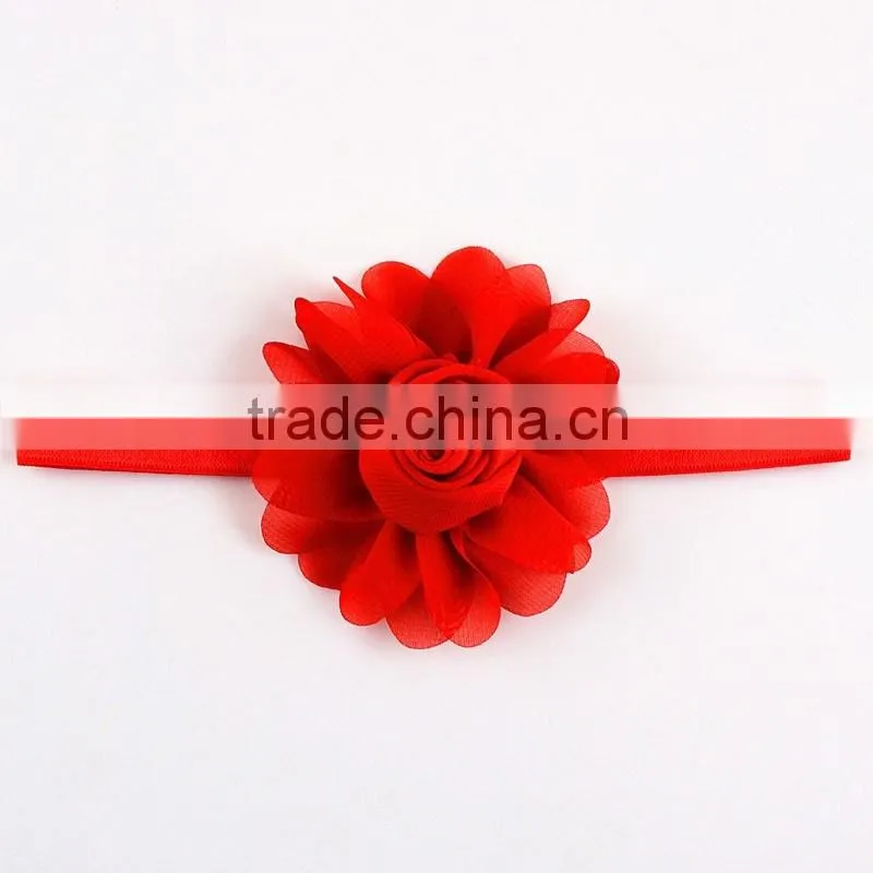 New Hot Sale delicate glitter bow hair band Baby elastic fine hair lead the act the role of 16 color in stock now